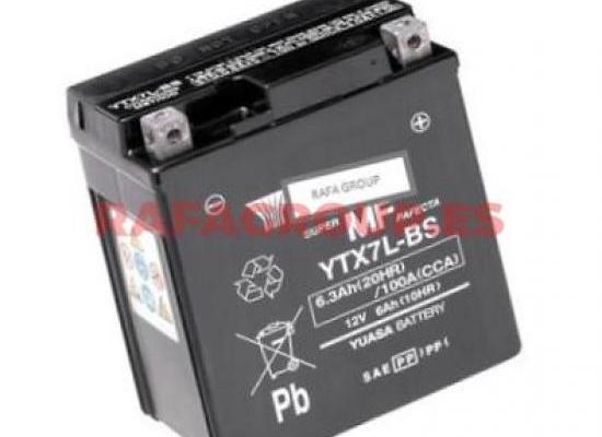 YTX7LBS - Starterbatterie, Motorrad